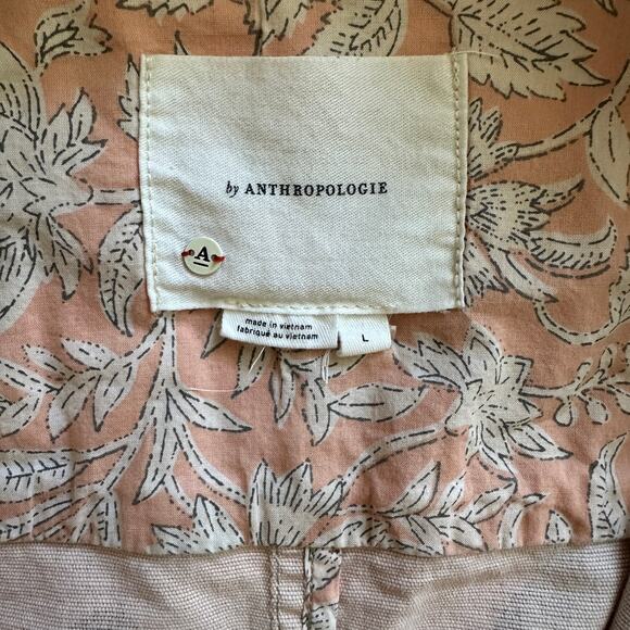 Anthropologie Lida Utility Pink Camo Jacket Womens Large Excellent Condition - Picture 8 of 10